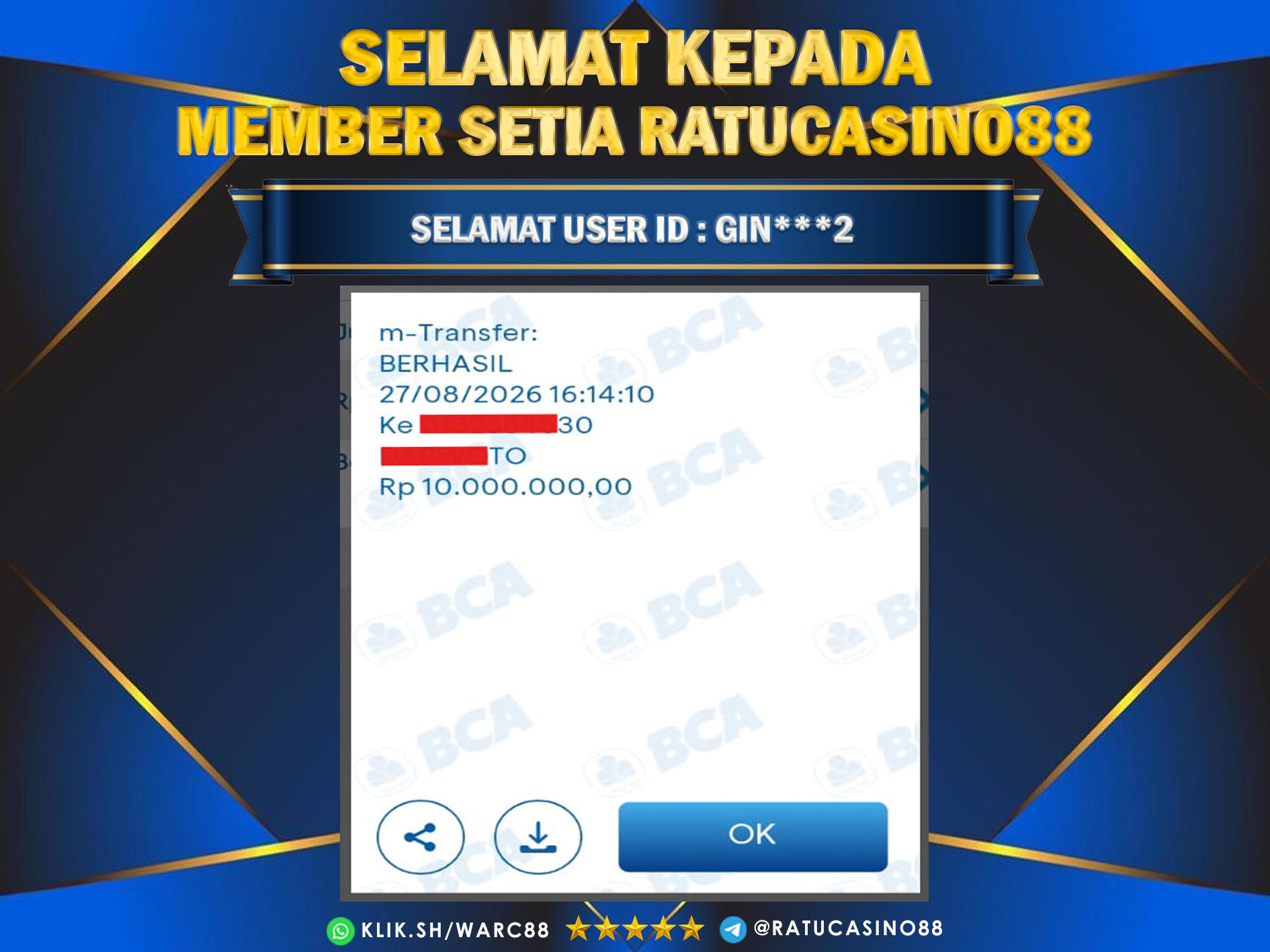 BUKTI WITHDRAW 269